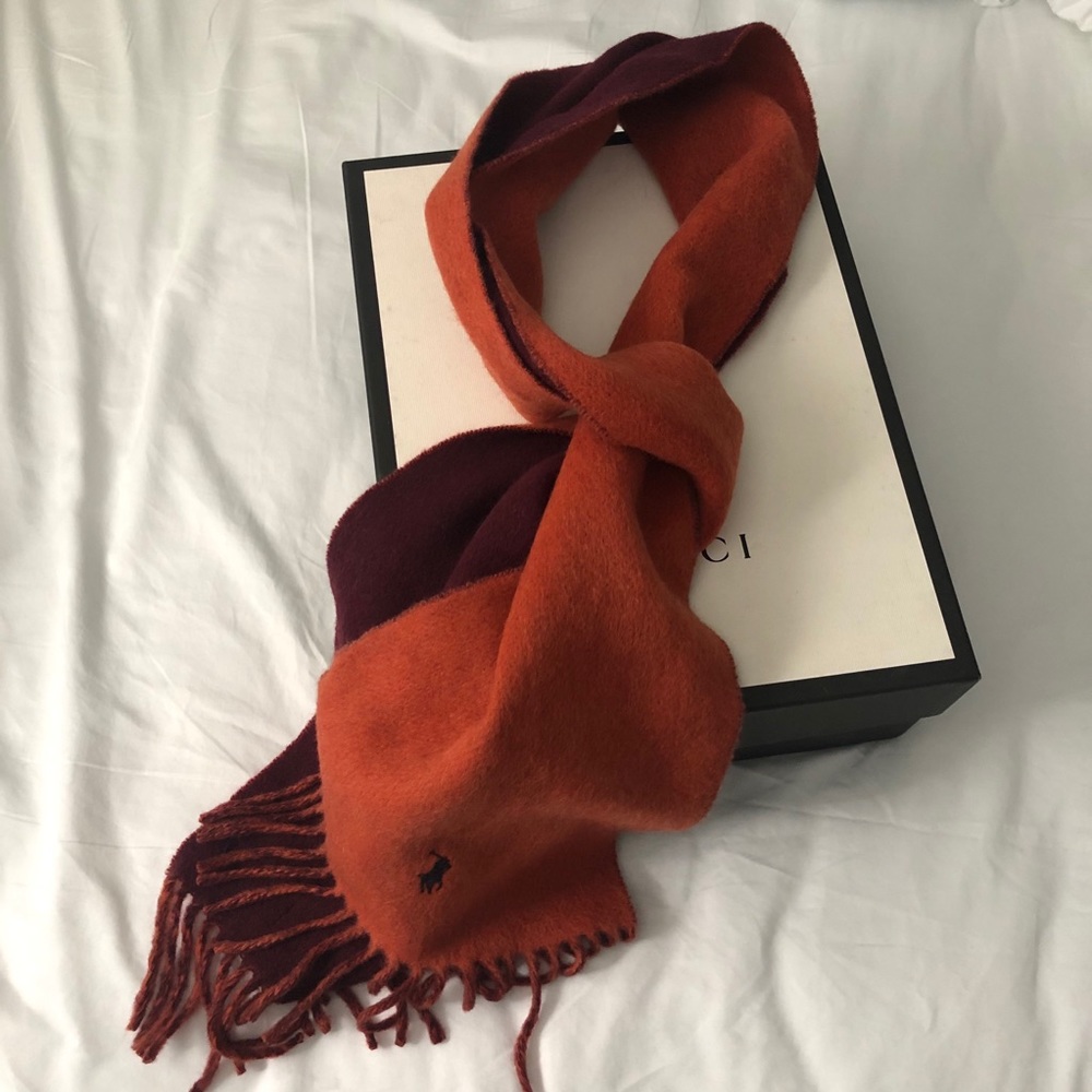 Polo Ralph Lauren Reversible Wool-blend Scarf